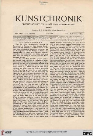 Heft 9 (22. Dezember 1911)