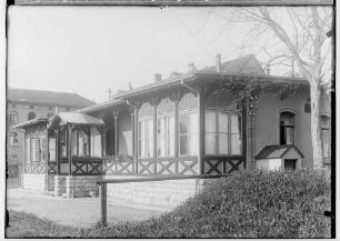 Landeskrankenhaus Sigmaringen; Nebengebäude Maria Hilf, erbaut um 1890 von Landesbaurat Max Leibbrand (1851-1925);