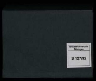 S 127/92, S. 333 Stammbucheintrag: Stockmayer, Tübingen, 1771.