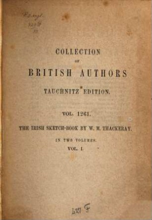 The Irish sketch-book, 1