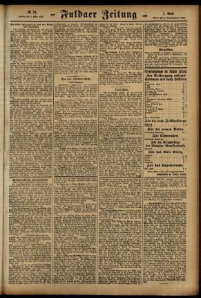 Zweite Ausgabe vom Freitag, den 03. März 1916.