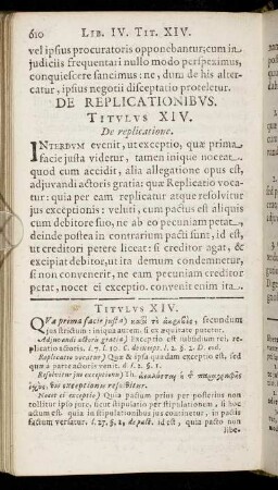 Titulus XIV. Titulus XVIII.