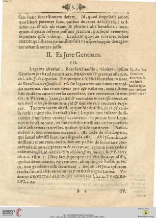 II. Ex Jure Gentium