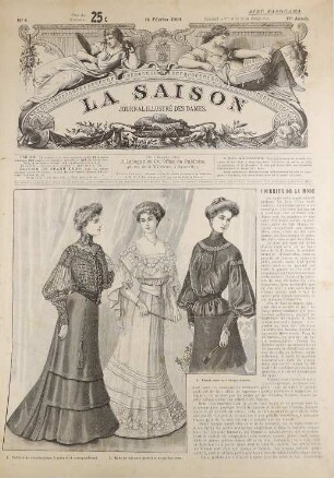 Sammlung: La Saison, Journal illustré des dames (1904)