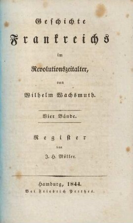 Geschichte Frankreichs im Revolutionszeitalter, [5]. Register