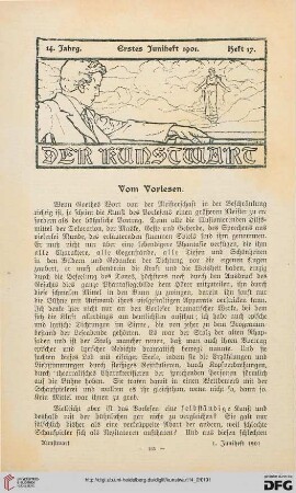 Heft 17 (1. Juniheft 1901)
