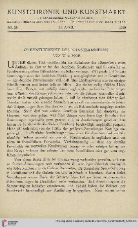 Neue Folge 30 = Jahrgang 54: Öffentlichkeit des Kunstsammelns