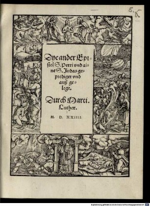 Dye ander Epistel S. Petri vnd aine S. Judas geprediget vnd außgelegt