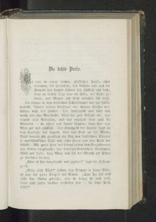 Die letzte Perle.