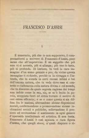 Francesco d'Assisi Studio di