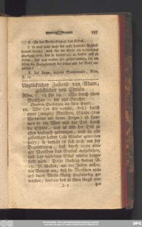 [27.] Unglücklicher Zustand von Adam, glücklicher von Christo.