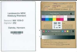Entnazifizierung Hermann Dahnke , geb. 26.07.1900 (Bauarbeiter)