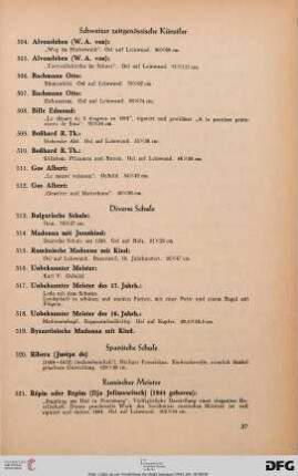 Diverse Schule (Nr. 513-519)