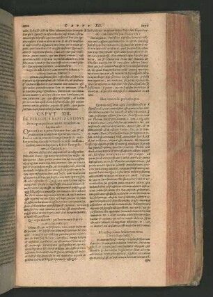 CAPUT XIII. DE PERSONIS BAPTIZANTIBUS.