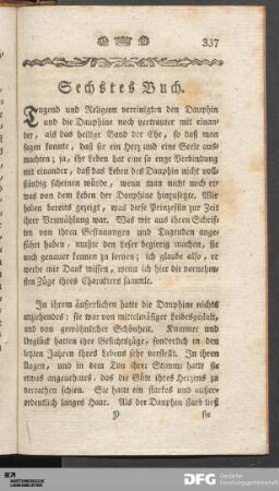 Sechstes Buch.