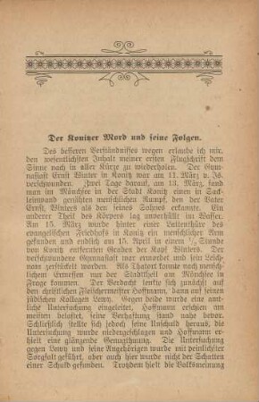 Der Konitzer Mord und seine Folgen