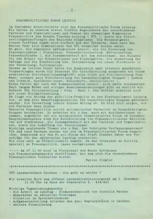UFV Landesverband Sachsen - wie geht es weiter? : Einladung zum offenen Landeskoordinierungsrat