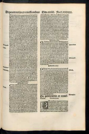 De penitentiis et remissionibus. Titulus. xxxiiii.
