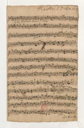 Oboe (d'amore) I