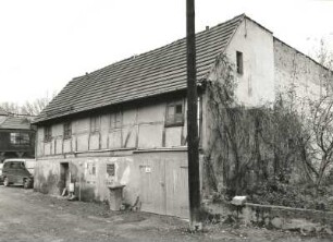 Radeburg, Röderstraße 18. Winkelhof (1701/1800). Ehemaliges Wohnstallhaus