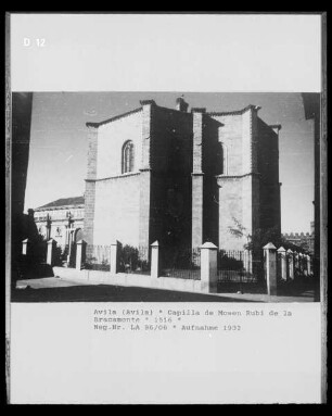 Capilla de Mosen Rubi de la Bracamonte