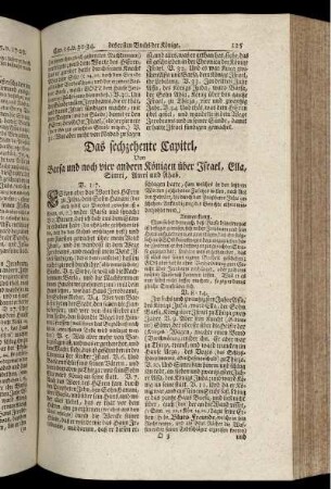 Das sechzehente Capitel