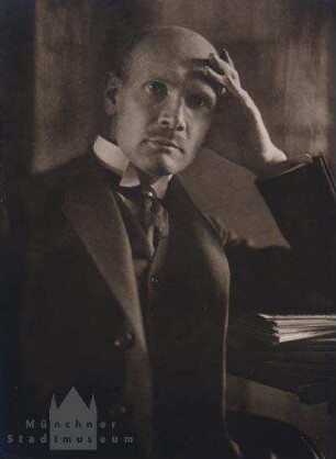 Breslau. Porträt Prof. Franz Landsberger (Kunsthistoriker und Dozent an der Universität Breslau) Herausgeber der Schlesischen Monatshefte