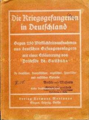 Bildheft über diverse Kriegsgefangenenlager in Deutschland - Sachkonvolut