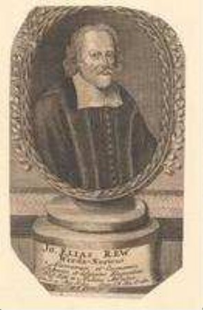 Johann Elias Rew aus Wöhrd, Professor in Altdorf; geb. 21. Mai 1628; gest. 9. Mai 1667