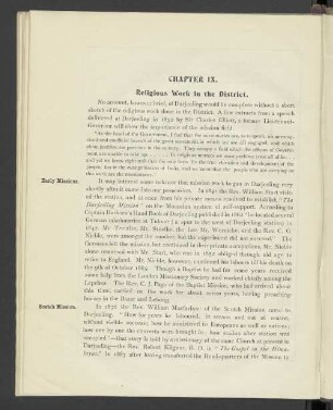 Chapter IX. Religious Work in the District