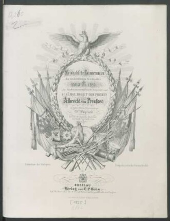 Musikalische Erinnerungen der denkwürdigen Kriegsjahre 1813 bis 1815 : für Blechinstrumentalmusik