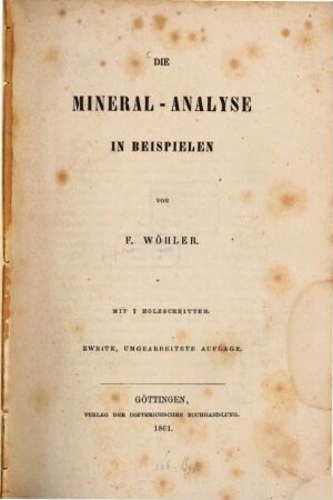 Die Mineral-Analyse in Beispielen