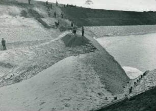 Staubecken Sersno, Oberschlesien, Deutschland, 1938-1939