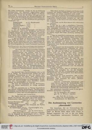 3: Die Ausbesserung von Leonardos "Abendmahl"