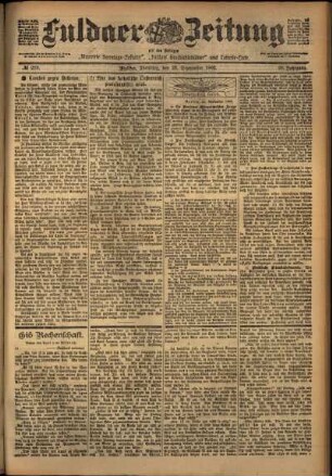 Ausgabe vom Dienstag, den 23. September 1902.