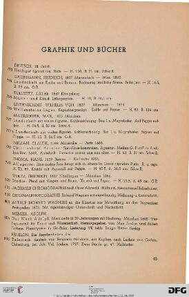 Graphik und Bücher (Nr. 793-845)