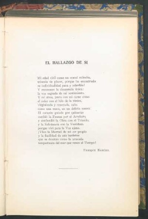 El hallazgo de si