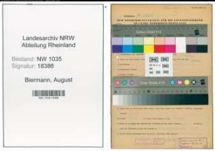 Entnazifizierung August Biermann , geb. 14.01.1904 (Hauer)