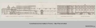 Fassadenansichten von Rom : Fassade von San Silvestro al Quirinale und der ehemaligen Scuderie del Quirinale in Rom