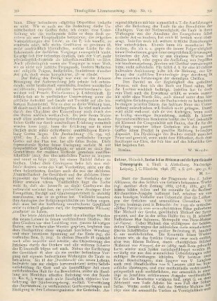 392-393 [Rezension] Gelzer, Heinrich, Sextus Julius Africanus und die byzantinische Chronographie. 2. Theil. 2. Abtheilung. Nachträge