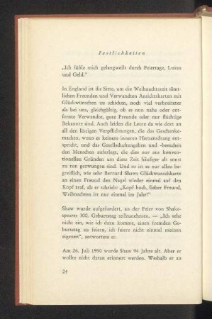 Festlichkeiten