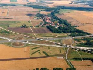 Erfurter Kreuz, Bundesautobahn A 4, Bundesautobahn A 71