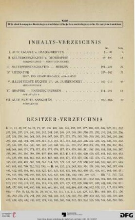 Besitzerverzeichnis