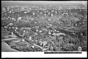 Dresden, Loschwitz und Weißer Hirsch, Luftbild