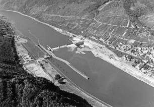 Staustufe Müden/Mosel im Bau
