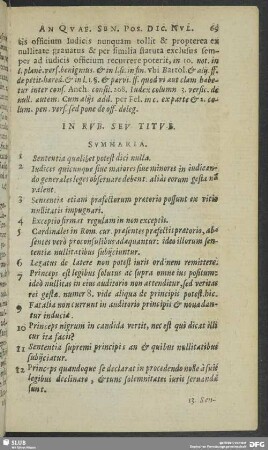 An quælibet sententia, & a quocumque etiam maximo magistratu prolata per remedium nullitatis impugnari possit