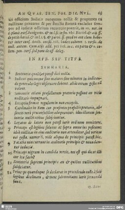 An quælibet sententia, & a quocumque etiam maximo magistratu prolata per remedium nullitatis impugnari possit