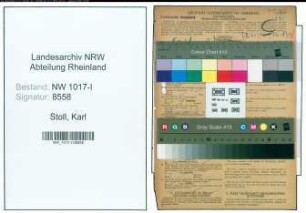 Entnazifizierung Karl Stoll , geb. 22.05.1901 (Strassenbahner)