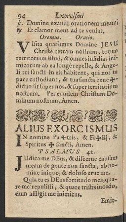 Alius Exorcismus