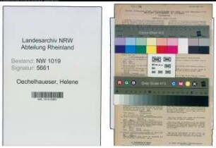 Entnazifizierung Helene Oechelhaueser , geb. 30.04.1889 ()